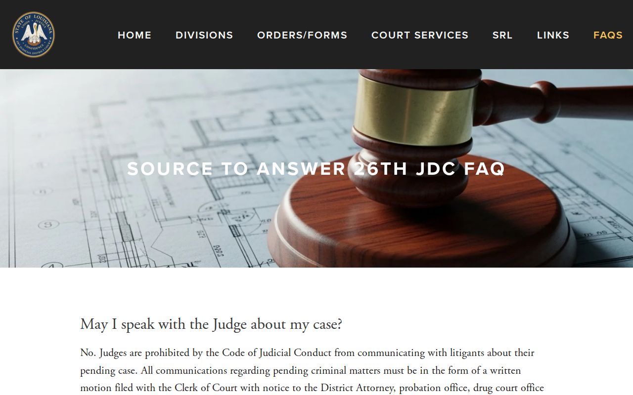 Bossier Parish court docket courthouse device and security guidance